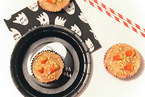 Halloween cupcakes aux Candy corn