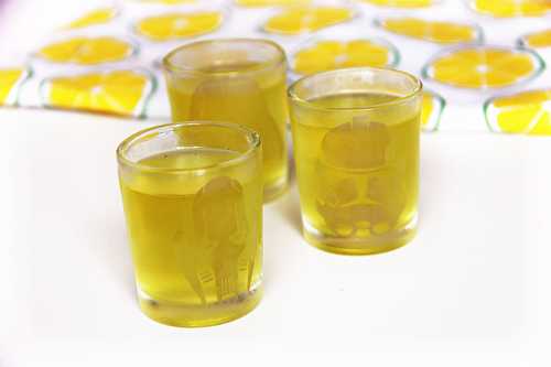 Jello shots vodka citron