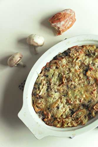 Lasagnes au chou-fleur et au bleu de Bresse