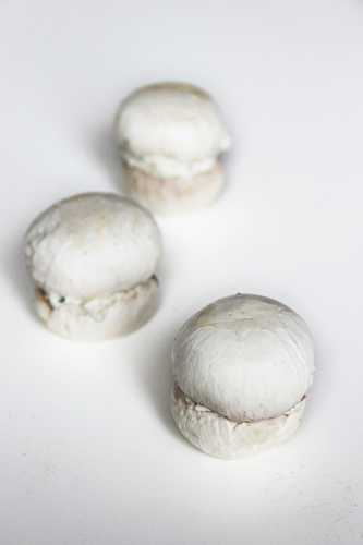 Macarons de champignons au fromage frais