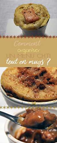 Menu ch’ti tout en mug cakes