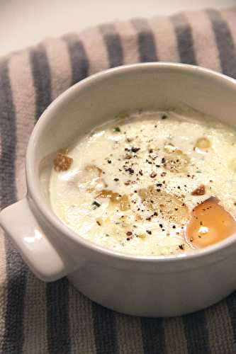 Oeuf cocotte raclette