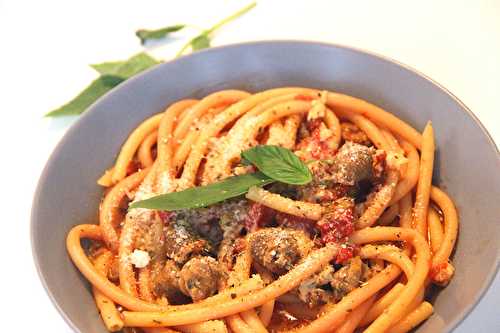 One pot pasta saucisse piment