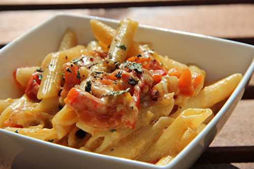 One pot pasta tomates et basilic