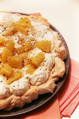 Pavlova à l’ananas et au poivre