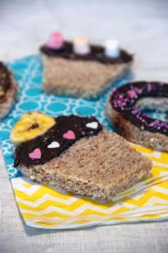 Petites tartines comme des gâteaux