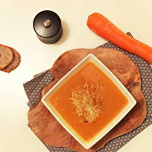 Potage "Brighton" aux carottes et cheddar