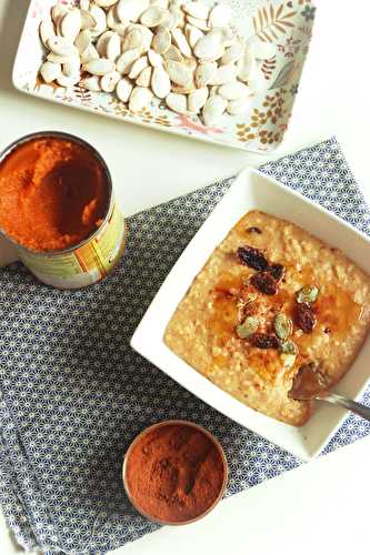 Pumpkin spice oatmeal