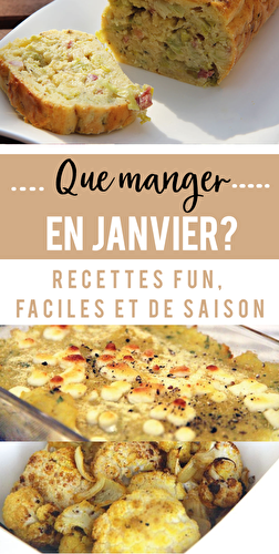 Que cuisiner en janvier?