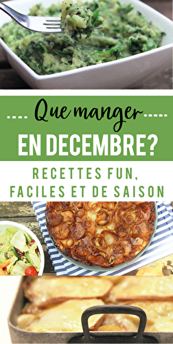 Que manger en décembre?