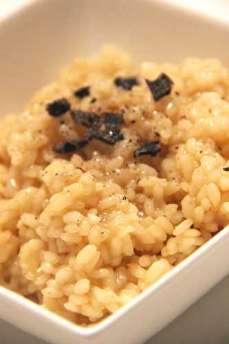 Risotto à la truffe noire