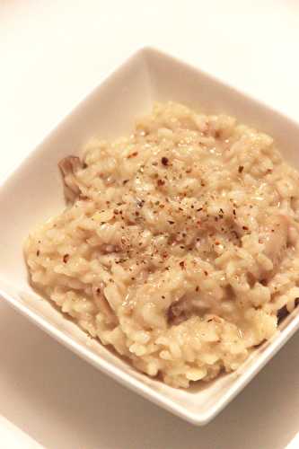 Risotto aux pleurotes