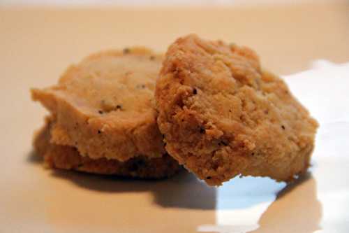 Sablés apéritif au parmesan et poivre du moulin