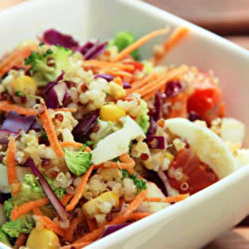 Salade de quinoa arc-en-ciel