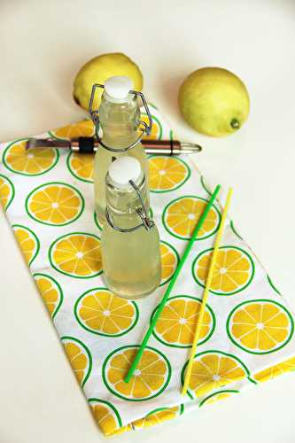 Sirop de citron maison