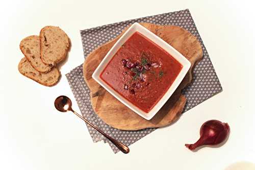 Soupe de haricots rouges épicée