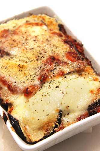 Spécialité d’Italie : Aubergines à la parmigiana