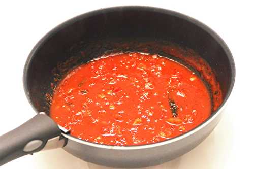 Spécialité d’Italie : Sauce marinara