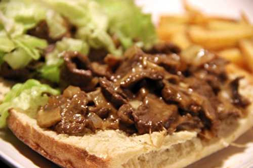 Spécialité des Etats-Unis : Le Philly Cheese Steak