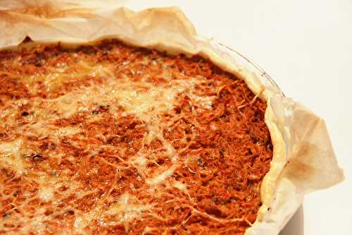 Tarte aux carottes rapées à la marocaine