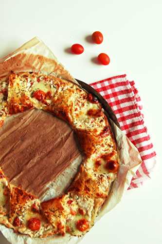 Tarte couronne au chèvre frais et tomates séchées