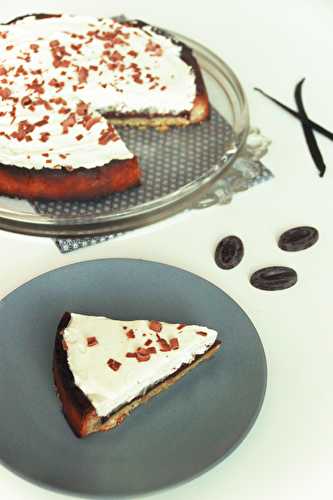 Tarte poire, chocolat vanille, ou Poirolat