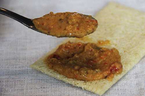 Tartinade végétale aux lentilles corail et poivrons