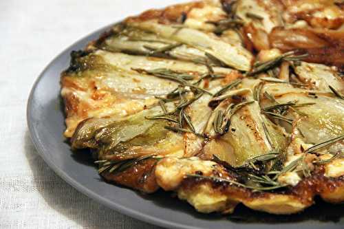 Tatin d’endives au maroilles