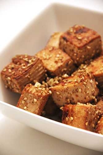 Tofu poêlé à la dukkah