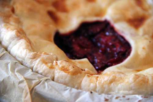 Tourte aux fraises et à la menthe