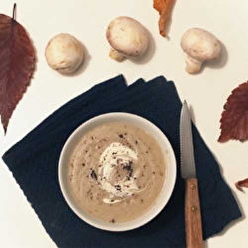 Velouté de champignons et truffe