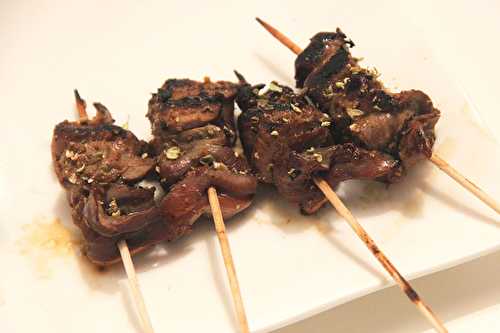 Yakitori de canard au poivre sansho