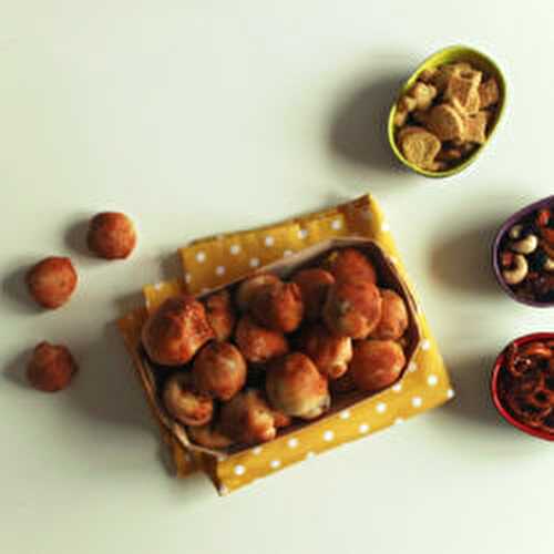 Boules apéro au boudin noir et patate douce