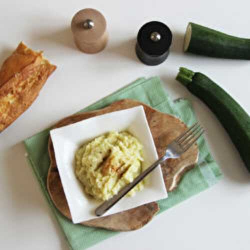 Purée de courgettes à la vache qui rit