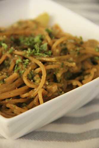 One pot pasta pesto courgettes