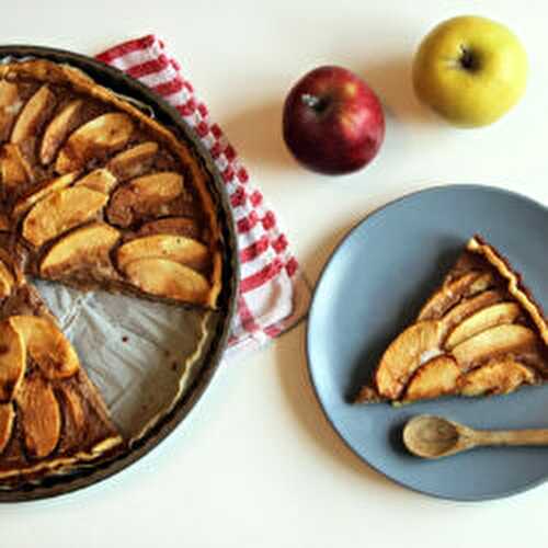 Tarte au sirop de Liège et pommes