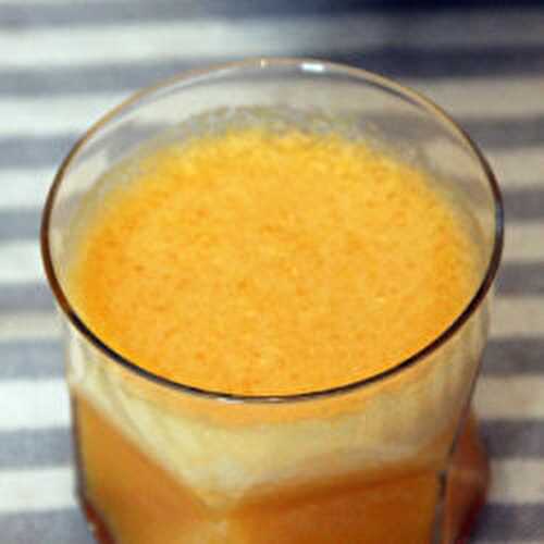 Jus orange, melon, banane