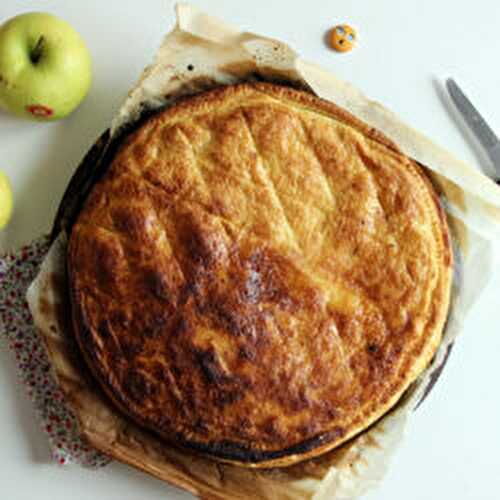 Galette des rois aux pommes et caramel au beurre salé