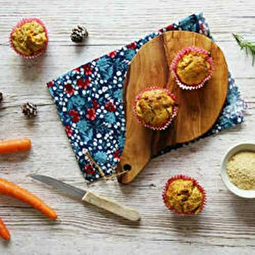 Muffins salés à la carotte