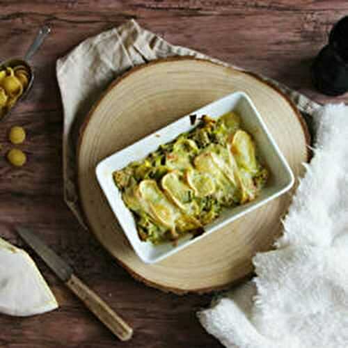 Orecchiette poêlés au chou romanesco et reblochon