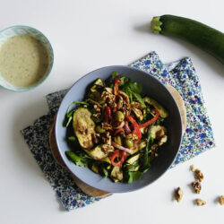 Salade de courgettes à la libanaise