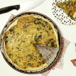 Quiche au tapioca et chou kale