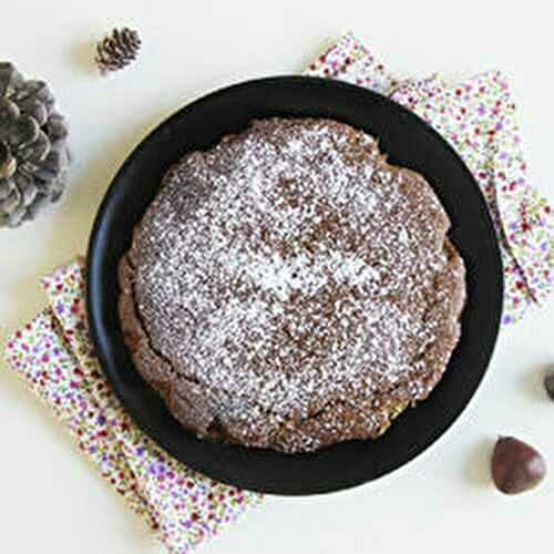 Gâteau à la châtaigne et chocolat blanc