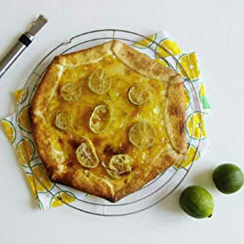 Tarte au citron et fromage frais