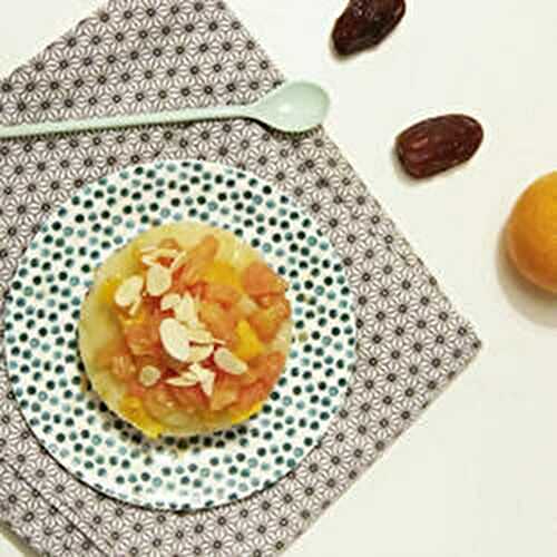 Petits gâteaux au pamplemousse, orange et amandes