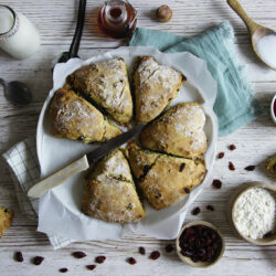 Scones aux fruits secs