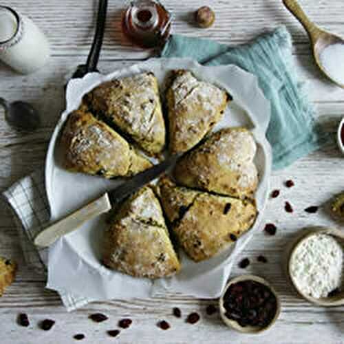 Scones aux fruits secs