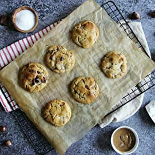 Cookies à la pâte de noisette