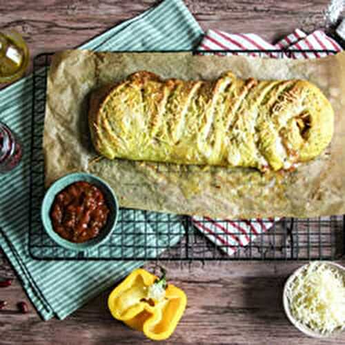 Pizza tressée tex mex