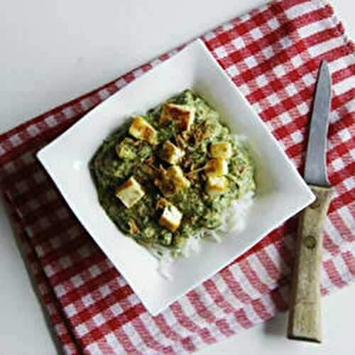 Spécialité d’Inde : Palak paneer